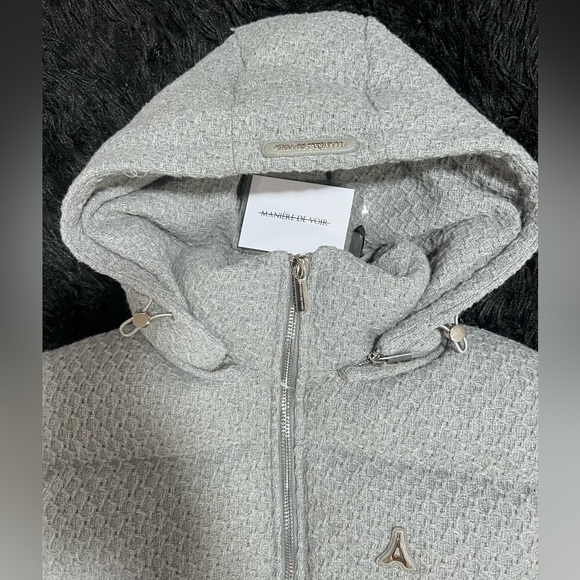Maniere de voir grey puffer jacket - Picture 2 of 4